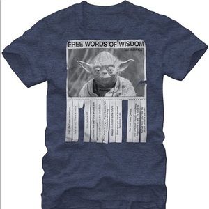 Star Wars words of wisdom t-shirt yoda t-shirt L